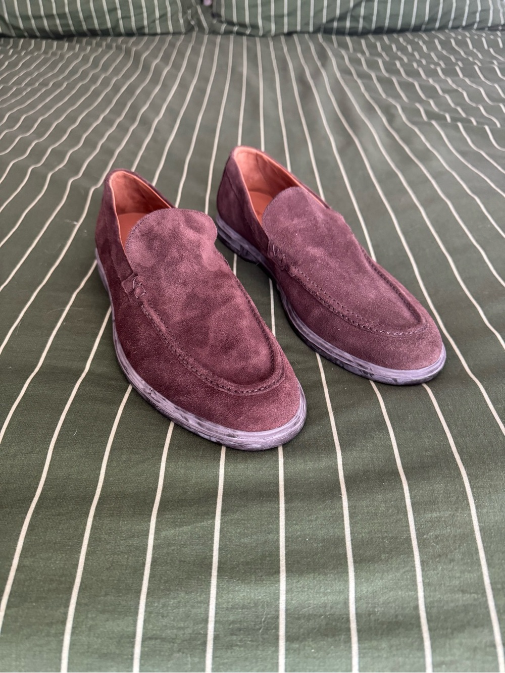 Men's Peter Millar Excursionist Nubuck Venetian Loafer